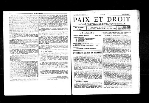 Paix et Droit.  (01/02/1935)